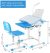 Height and Angle Adjustable Kids Desk and Chair Set