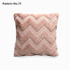 Luxury Soft Plush Short Wool Throw Pillow Covers 18 x 18 inches 45 x 45 cm(Pattern No.68~91)