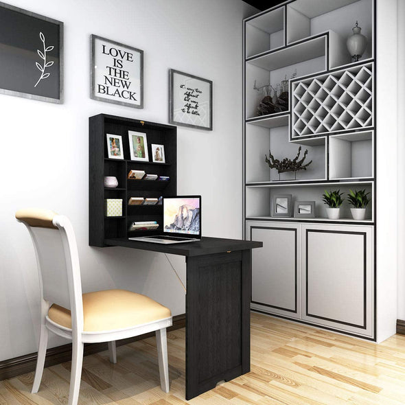 Fold Out Wall Mounted Multi-Function Computer Desk