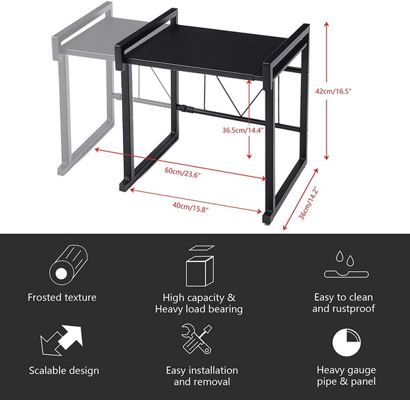 Expandable Microwave Oven Rack