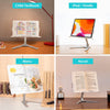 New Arrival Aluminum Alloy Adjustable Height & Angle Book Stand