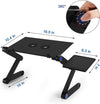 360 Adjustable Portable Folding Laptop Desk & Ergonomic Reading Stand