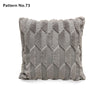 Luxury Soft Plush Short Wool Throw Pillow Covers 18 x 18 inches 45 x 45 cm(Pattern No.68~91)