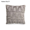 Luxury Soft Plush Short Wool Throw Pillow Covers 18 x 18 inches 45 x 45 cm(Pattern No.68~91)