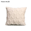 Luxury Soft Plush Short Wool Throw Pillow Covers 18 x 18 inches 45 x 45 cm(Pattern No.68~91)