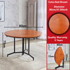 New Arrival Space Saving Round Folding Table