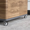 3-In-1 Folding Lift-top Multifunctional Coffee Table With Universal Wheels