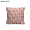 Luxury Soft Plush Short Wool Throw Pillow Covers 18 x 18 inches 45 x 45 cm(Pattern No.68~91)