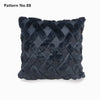 Luxury Soft Plush Short Wool Throw Pillow Covers 18 x 18 inches 45 x 45 cm(Pattern No.68~91)