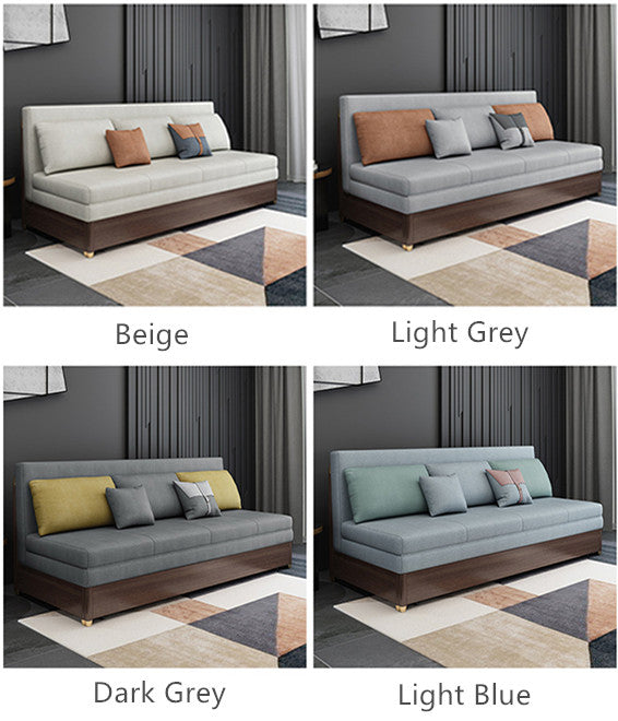 Modern Convertible  Sofa Bed with Electric Liftable Coffee Table