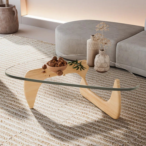 Minimalist Tempered Glass Coffee Table