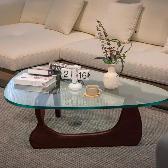 Minimalist Tempered Glass Coffee Table