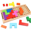 Kids 3D Katamino Wooden Color Building Blocks Puzzle Toys