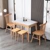 Space Saving Design Foldable and Expandable Solid Wood Table