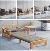 2-In-1 Solid Wood Love Seat Sleeper Sofa Bed