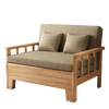 wood sofa bed foldable multifunctional 