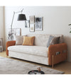 2-in-1 Design Convertible Sofa Bed with Storage Underneath