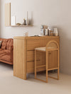 New Design L Bar Table With Both Side Storage Buffet Sideboard Cabinet