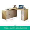 Murphy Cabinet Bed with Multi Function Desk