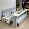 Space Saving Multifunction Sofa Bed With Foldable Work Desk