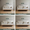 Upholstered Corduroy Sleeper Sofa Bed