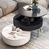 Round Coffee Table With Lift-UP Top