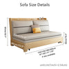 SOFA BED WITH STORAGE UNDERNEATH