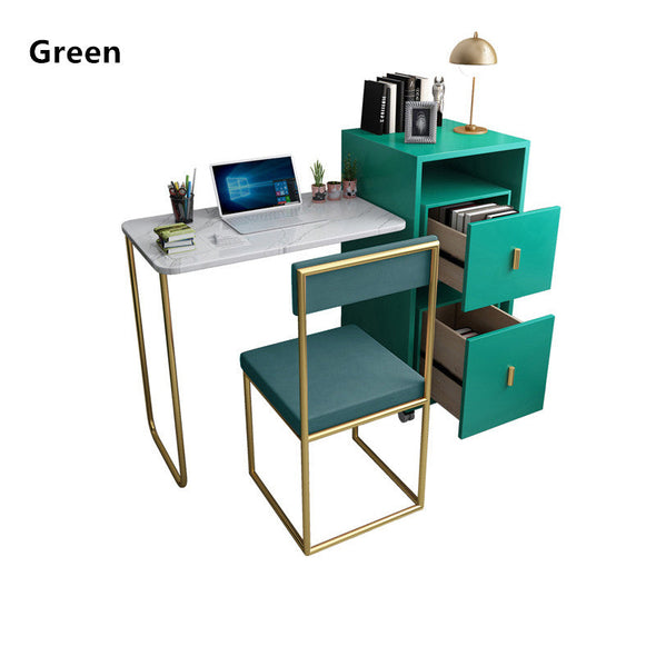 New Arrival Space Saving Small Desk with Invisible Chair