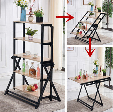 Convertible Table & Shelf