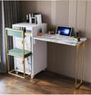 New Arrival Space Saving Small Desk with Invisible Chair