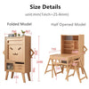 New Arrival Space Saving Sideboard Table With Folding Chairs