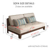 Solid Wood Pull Out Sofa Bed