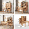 New Arrival Space Saving Sideboard Table With Folding Chairs