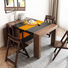 New Design Space Saving Expandable Dining Table with Storage Cabinet