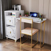 New Arrival Space Saving Small Desk with Invisible Chair