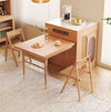 New Arrival Space Saving Solid Wood Kitchen Island Dining Table