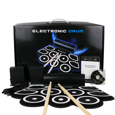 Roll up electronic drum