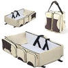 3 in 1 Diaper Bag &  Foldable Baby Crib