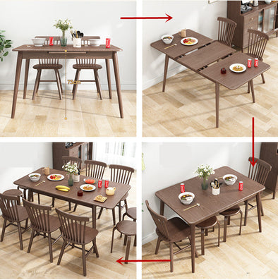 Rectangle Minimalist Expandable Dining Table