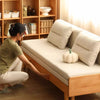 Japandi Pull Out Solid Beech Wood Day Bed