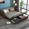 wood sofa bed foldable multifunctional with storage