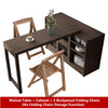 New Design Multifunction Dining Table with  Cabinet(without folding chairs storage function)