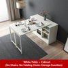 New Design Multifunction Dining Table with  Cabinet(without folding chairs storage function)